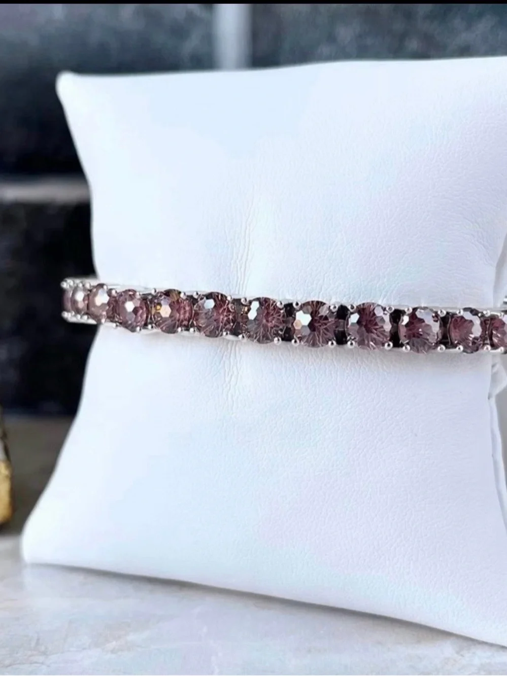 Park Lane Cappuccino Mini Bracelet in Rose-Pink and Silver